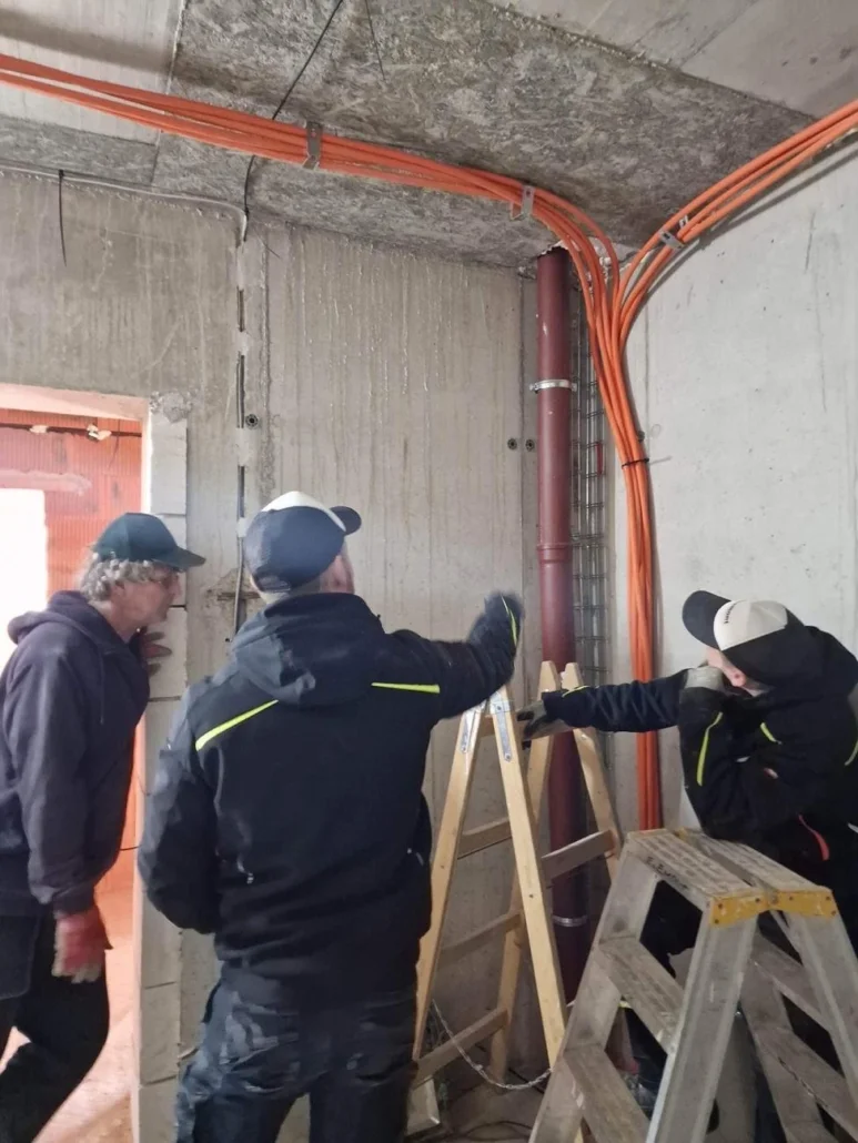 Elektroinštalácia, bytový dom Piešťany